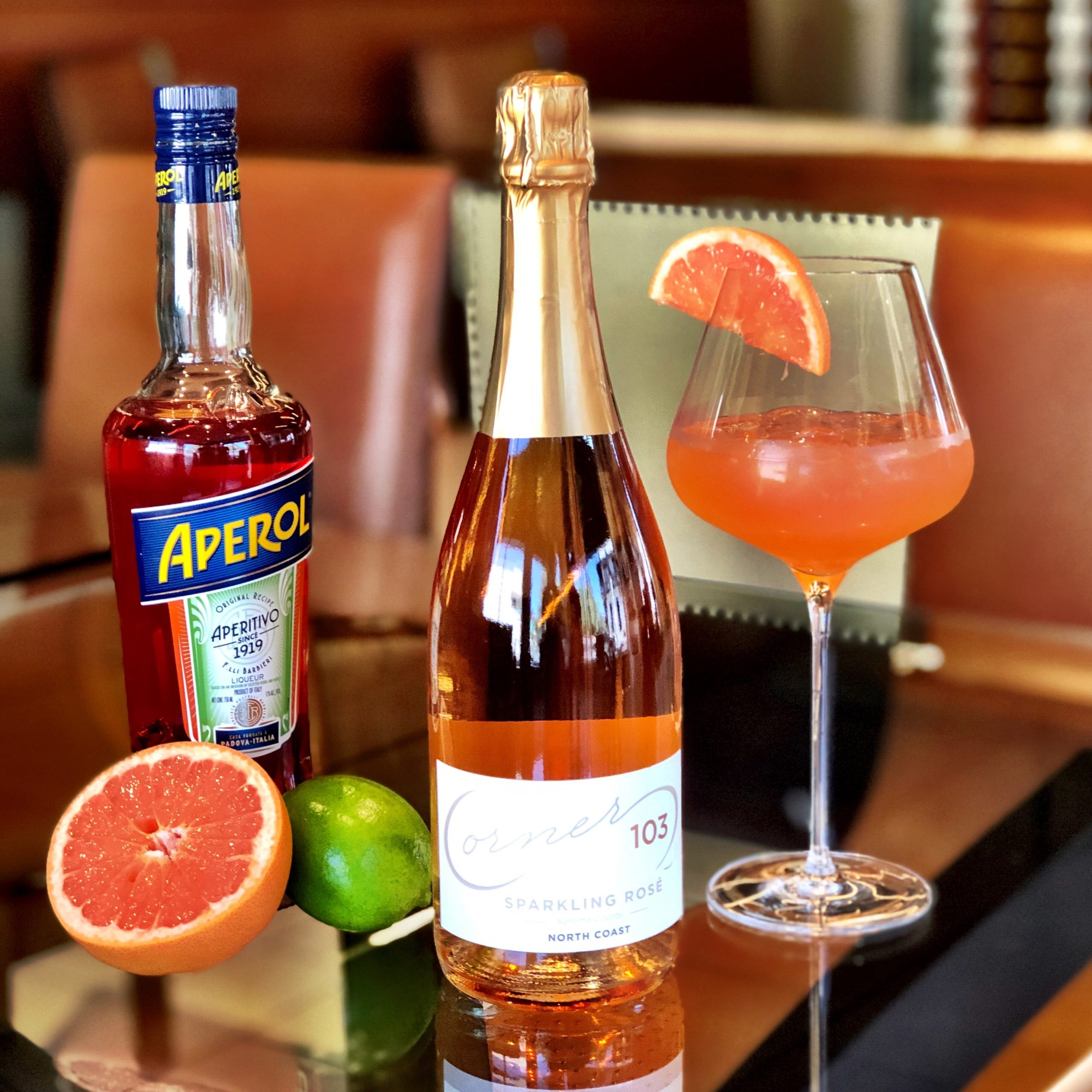 Rosé-Aperol Spritz